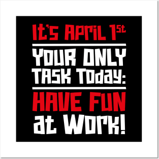 International Fun at Work Day – April Posters and Art